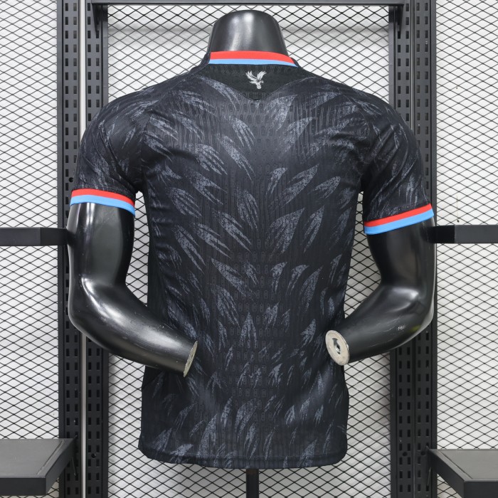 Palace Football Shirt Player Version 2026-2027 Crystal Palace Away Black Soccer Jersey