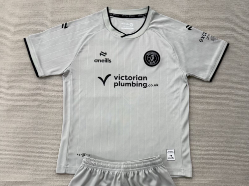 Fans Version 2026-2027 Bristol City Away Grey Soccer Jersey Football Shirt