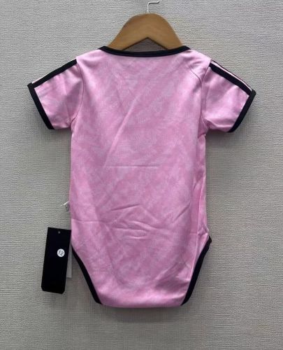 Baby Cloth 2026-2027 Juventus Away Pink Soccer Jersey Baby Onesies