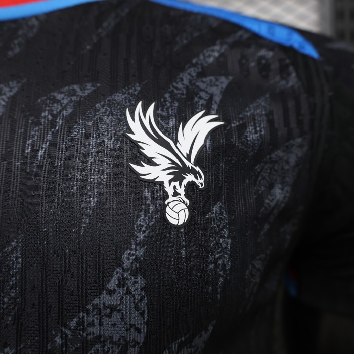 Palace Football Shirt Player Version 2026-2027 Crystal Palace Away Black Soccer Jersey