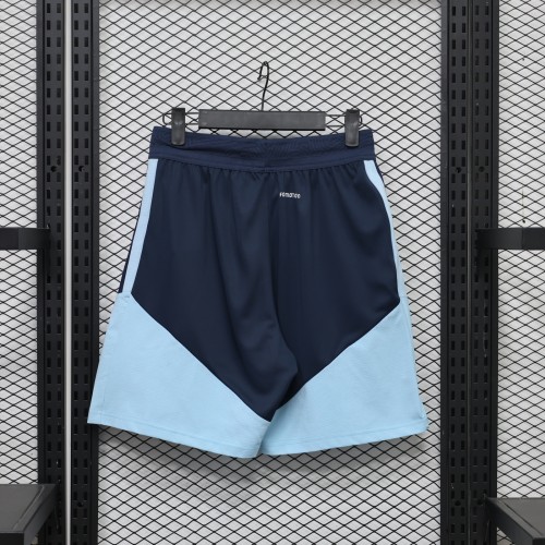 Player Version 2026 Argentina Dark Blue Soccer Training Shorts Football Shorts