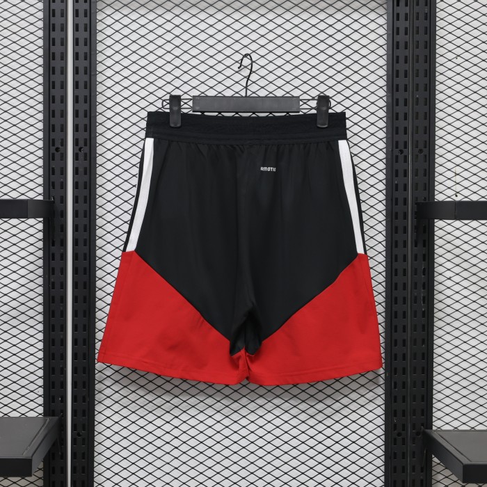 Player Version 2026 Germany Black/Red Soccer Training Shorts Brasil Football Shorts
