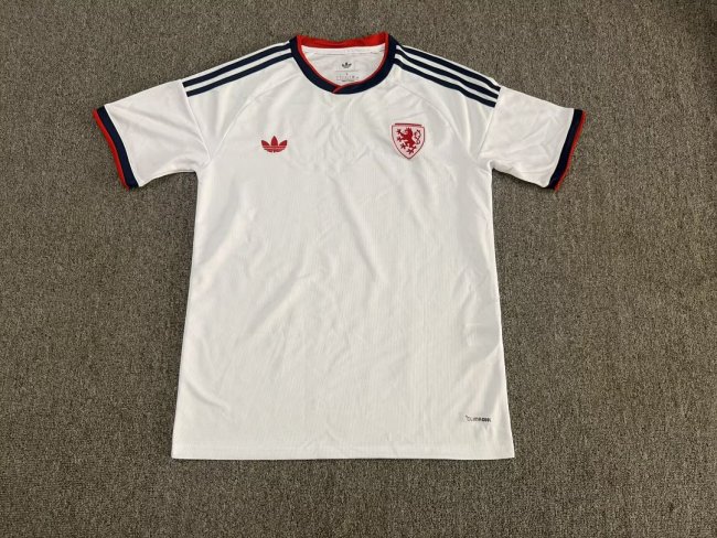 Fan Version 2026 Czech Republic Away White Soccer Jersey Football Shirt