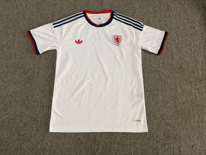 Fan Version 2026 Czech Republic Away White Soccer Jersey Football Shirt