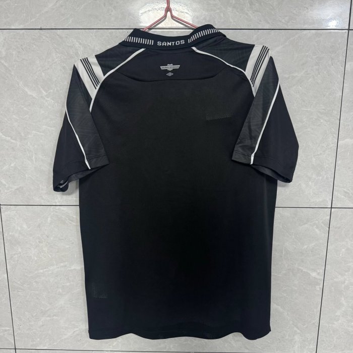 Fan Version 2026-2027 Santos Third Away Black Soccer Jersey Football Shirt