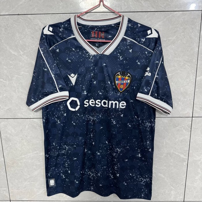 with Sponor Logo Fan Version 2026-2027 Levante Third Away Soccer Jersey Football Shirt