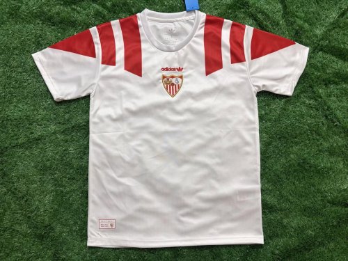 Fans Version 2026-2027 Sevilla White EQT Soccer Jersey Football Shirt