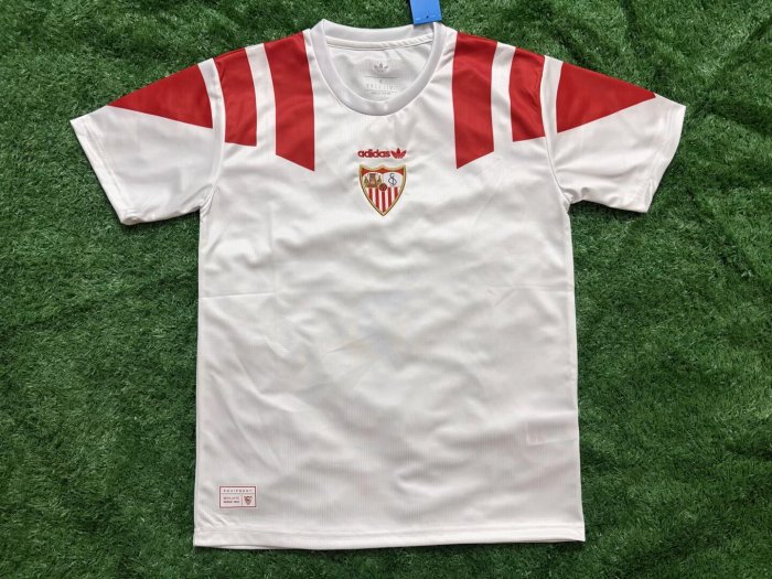 Fans Version 2026-2027 Sevilla White EQT Soccer Jersey Football Shirt