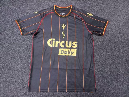Fans Version 2026-2027 Standard Liège Away Black Soccer Jersey Standard Liege Football Shirt