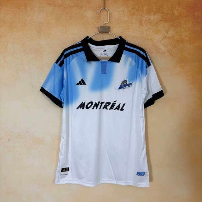 Fan Version 2026-2027 Montréal Impact Third Away White Soccer Jersey Montreal Impact Football Shirt