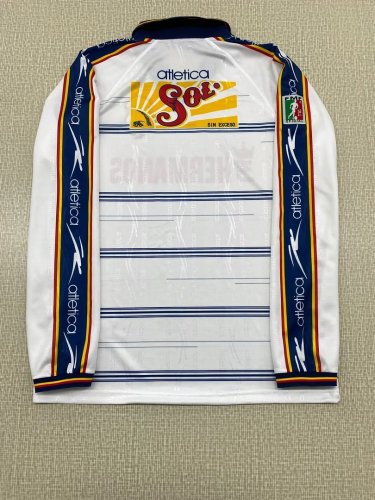Long Sleeve Retro Jersey 1999-2000 Atlético Morelia Away Soccer Jersey Vintage Football Shirt