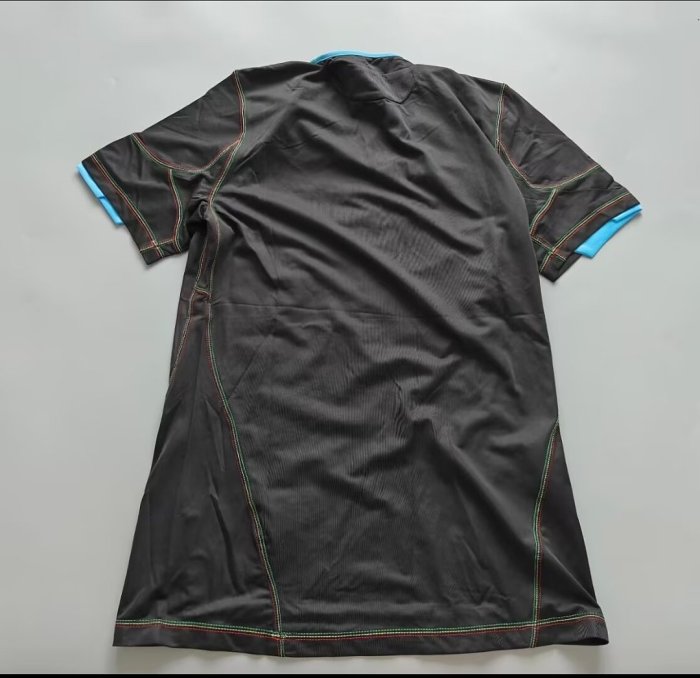 Retro Jersey 2010-2011 Marseille Away Black UCL Version Soccer Jersey Vintage Football Shirt