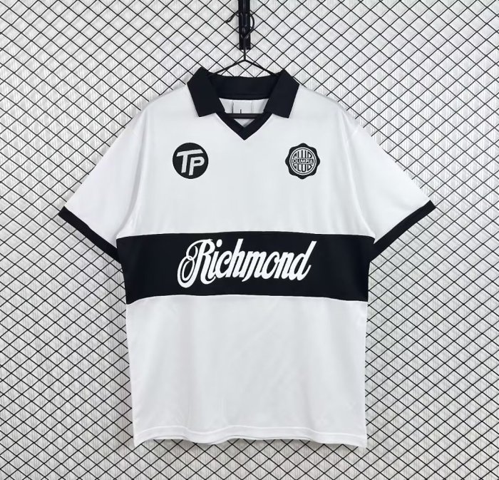 Retro Jersey 1990 Club Olimpia Home Soccer Jersey Olímpia Futebol Clube Vintage Football Shirt