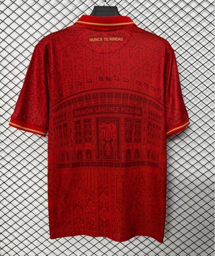 Fans Version 2026-2027 Sevilla Red Street Version Soccer Jersey Football Shirt