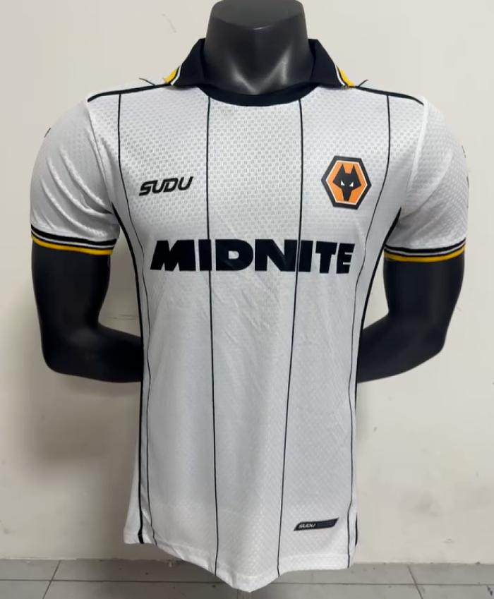Player Version Wolves Jersey 2026-2027 Wolverhampton Wanderers Away White Football Shirt Soccer Jersey