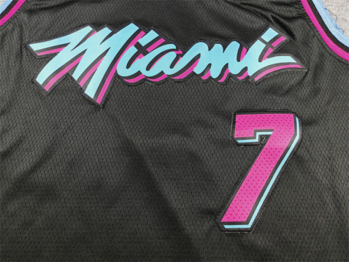City Edition Miami Heat ANTETOKOUNMPO 7 Black NBA Jersey Basketball Shirt