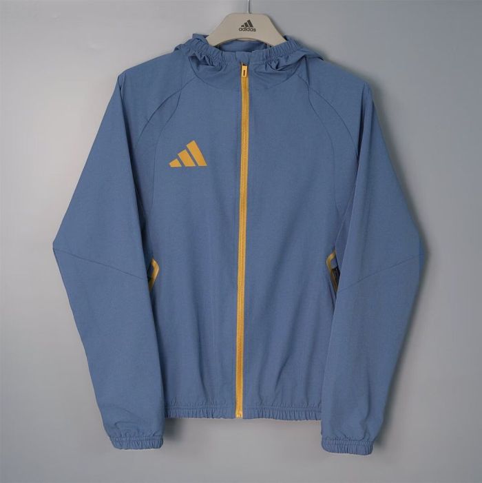 with Caps 2026-2027 AD Soccer Windbreaker Jacket Football Jacket