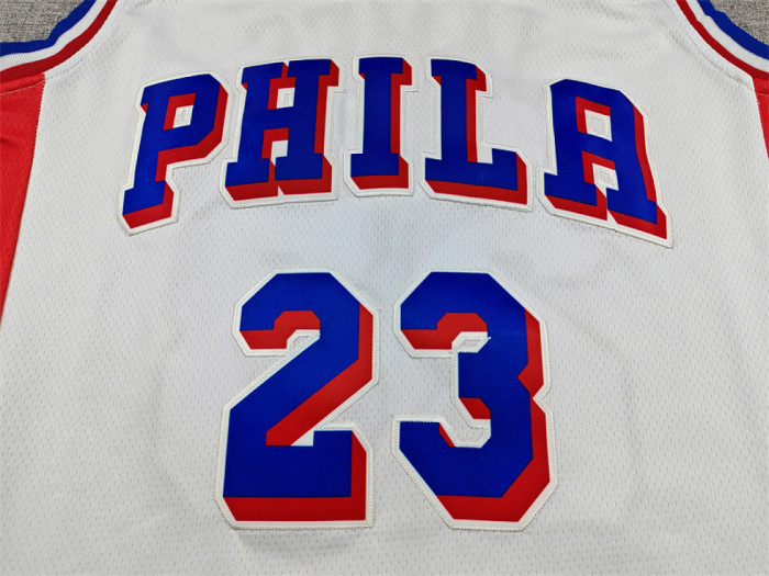Philadelphia 76ers JAMES 23 White NBA Jersey Basketball Shirt