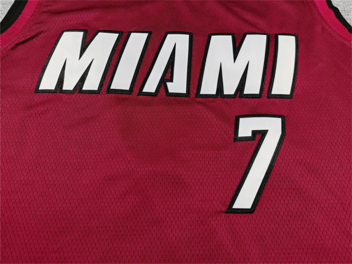 Miami Heat ANTETOKOUNMPO 7 Red NBA Jersey Basketball Shirt