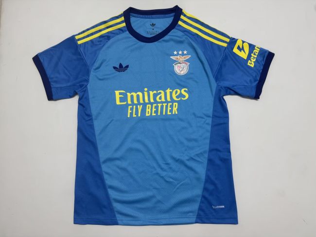 Fan Version 2026-2027 Benfica Blue Goalkeeper Soccer Jersey Football Shirt