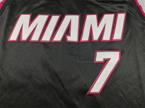 Miami Heat ANTETOKOUNMPO 7 Black NBA Jersey Basketball Shirt