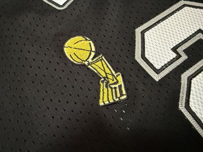 with Final Champions Patch Mitchell&ness 2002-18 San Antonio Spurs GINOBILI 20 Black Basketball Shirt NBA Jersey