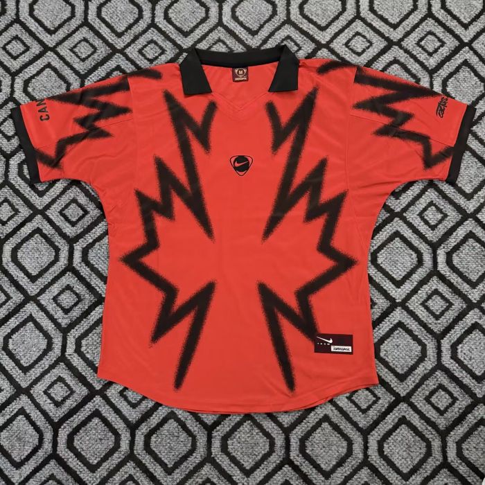 Travis Scott Cactus Jack x Nk x FIFA World Cup 2026 Canada Total 90 Retro Soccer Jersey Football Shirt