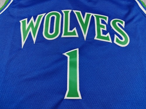 2027 Minnesota Timberwolves Ball 1 Blue NBA Jersey Basketball Shirt