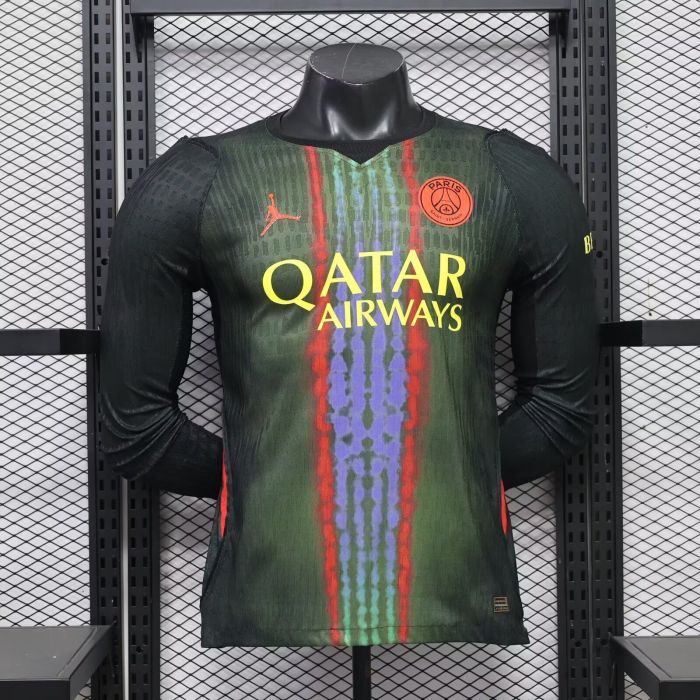 Long Sleeve Player Version 2026-2027 PSG Third Away Soccer Jersey Paris Football Maillot
