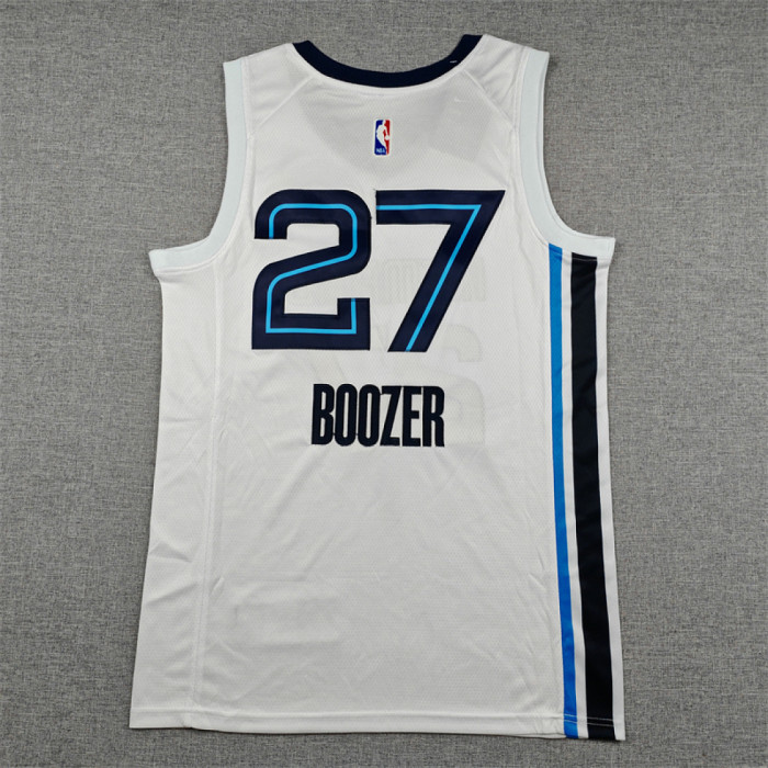 Memphis Grizzlies 27 BOOZER White NBA Jersey Basketball Shirt