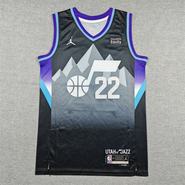2026 Statement Edition Utah Jazz 22 PETERSON Black NBA Jersey Basketball Shirt