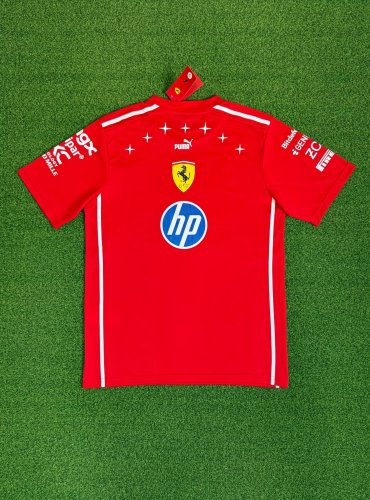 2026 Ferrari Red T-shirt Racing Jersey