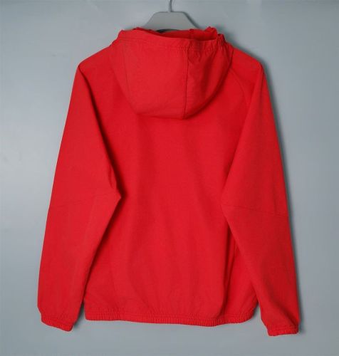 with Caps 2026-2027 Liverpool Red Soccer Windbreaker Jacket Football Jacket