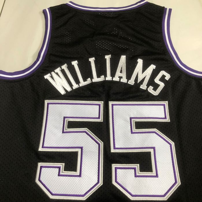 Mitchell&Ness 1998-99 Sacramento Kings 55 WILLIAMS Black NBA Jersey Basketball Shirt