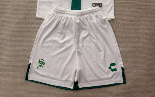 Fan Version 2026-2027 Santos Laguna Away White Soccer Shorts Football Shorts