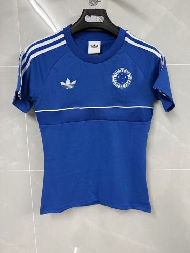 Women 2026-2027 Cruzeiro Blue Retro Collection Football Shirt Soccer Jersey