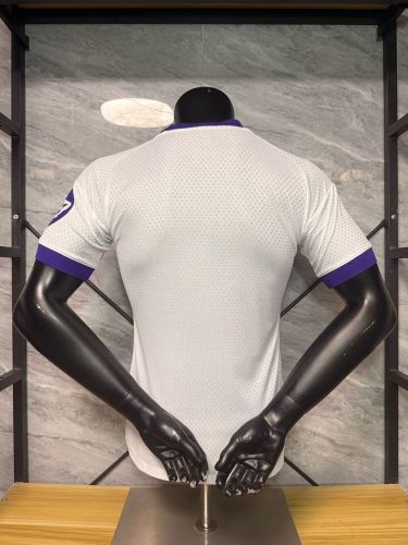 Player Version 2026-2027 Real Madrid White/Purple Soccer Jersey Real Football Shirt