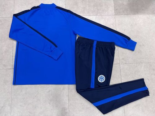 2026-2027 Inter Milan Blue Soccer Tracksuit Jacket Football Jacket and Pants
