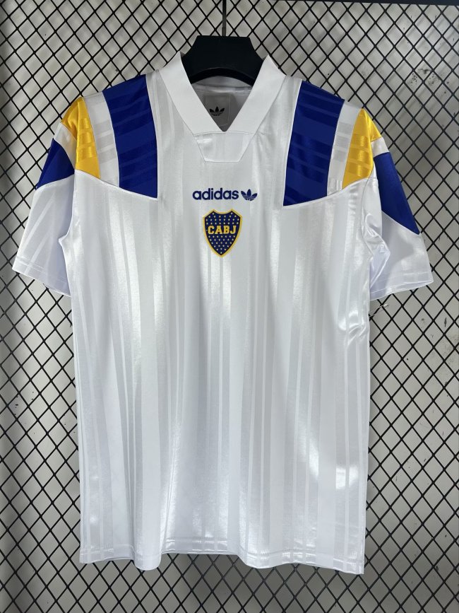 Fan Version 2026-2027 Boca Juniors White EQT Soccer Jersey Football Shirt