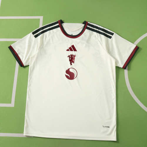 Fans Version 2026-2027 Manchester United Third Away White Soccer Jersey Man United Football Shirt