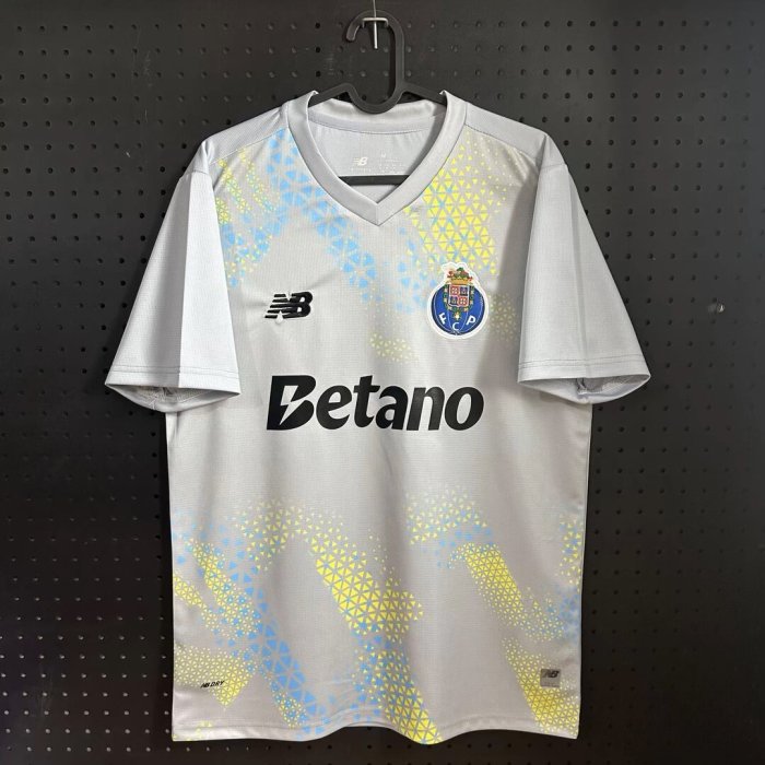Fan Version 2026-2027 Porto Grey Goalkeeper Soccer Jersey Football Shirt