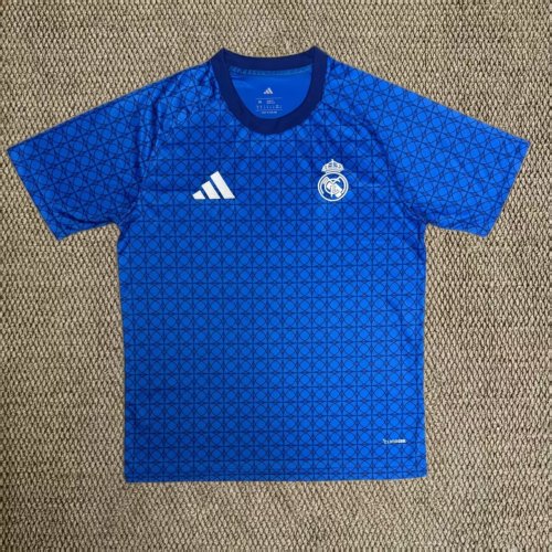 Fan Version 2026-2027 Real Madrid Blue Soccer Training Jersey Real Football Shirt