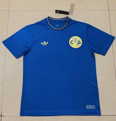 Fan Version 2026-2027 Club America Blue Soccer Jersey Football Shirt
