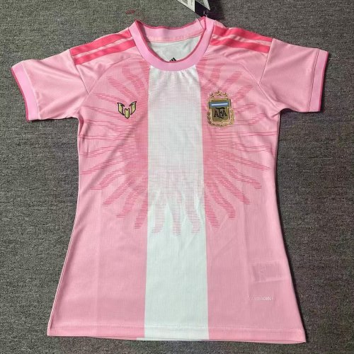 Women Argentina X Messi 2026 Special Edition Soccer Jersey Girl Football Shirt