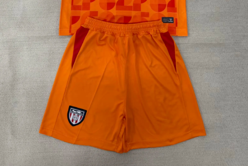 Fan Version 2026-2027 Sunderland Orange Goalkeeper Soccer Shorts Football Shorts