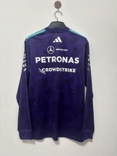Long Sleeve 2026 Mercedes Purple T-shirt Mecedes Racing Jersey