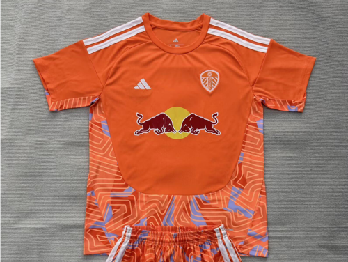 Fan Version 2026-2027 Leeds United Orange Goalkeeper Soccer Jersey Football Shirt