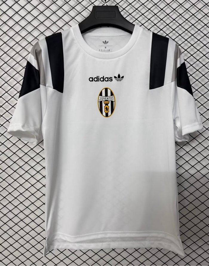 Maillot Juve Shirt Fans Version 2026-2027 Juventus White EQT Soccer Jersey Football Shirt