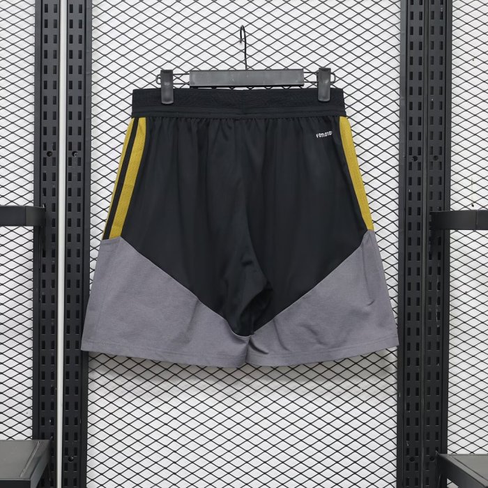 Player Version 2026-2027 Juventus Black/Grey Soccer Training Shorts Football Shorts