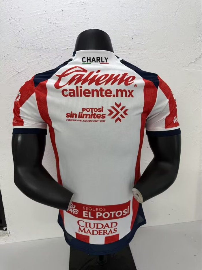 Player Version 2026-2027 Atletico San Luis Home Soccer Jersey Atlético San Luis Football Shirt